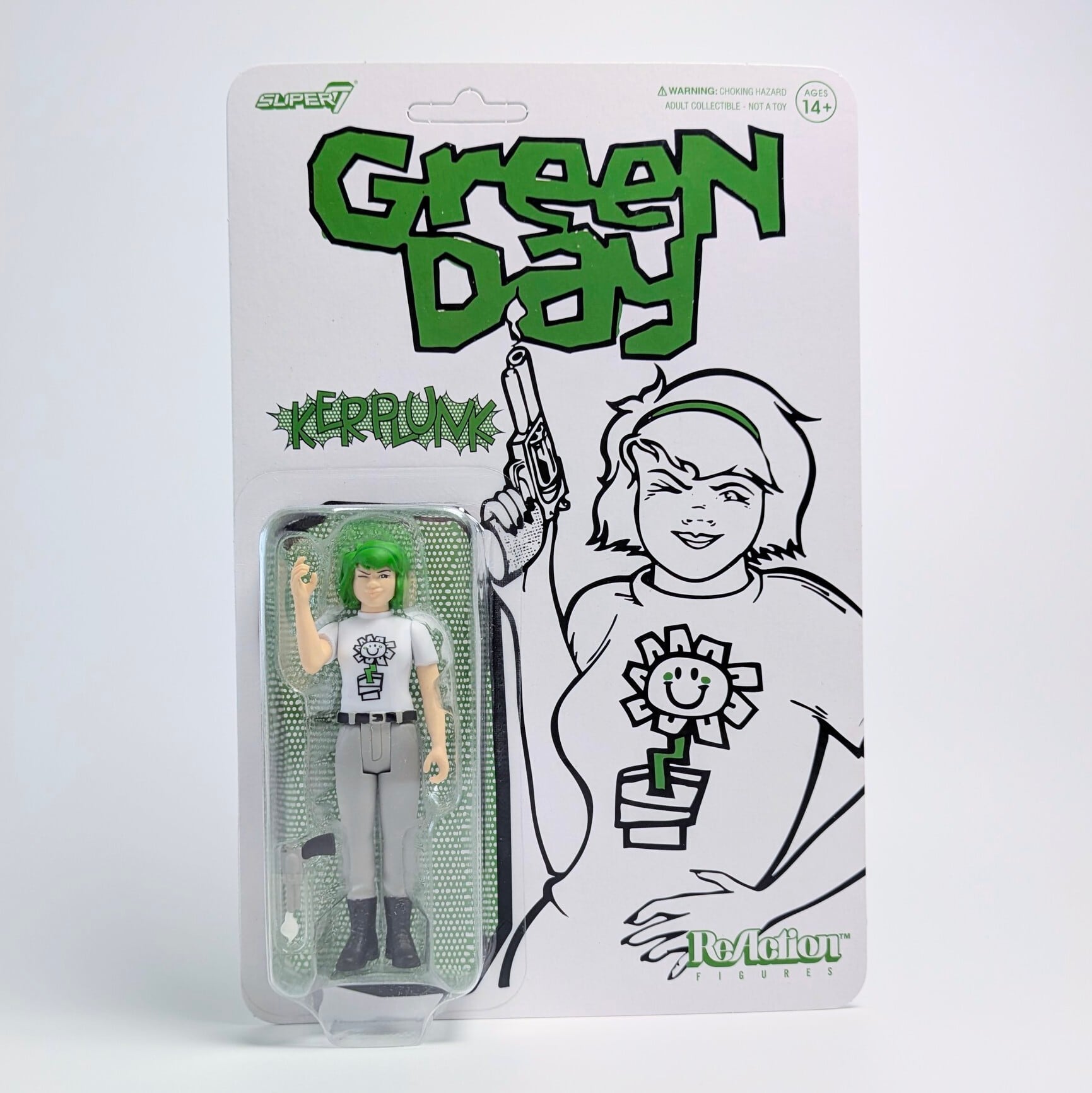 【 スーパー7 ReAction Figures 】GREEN DAY グリーン・デイ: KERPLUNK カープランク ガール / SUPER7 /スーパー7〚アメリカン雑貨 アメトイ〛