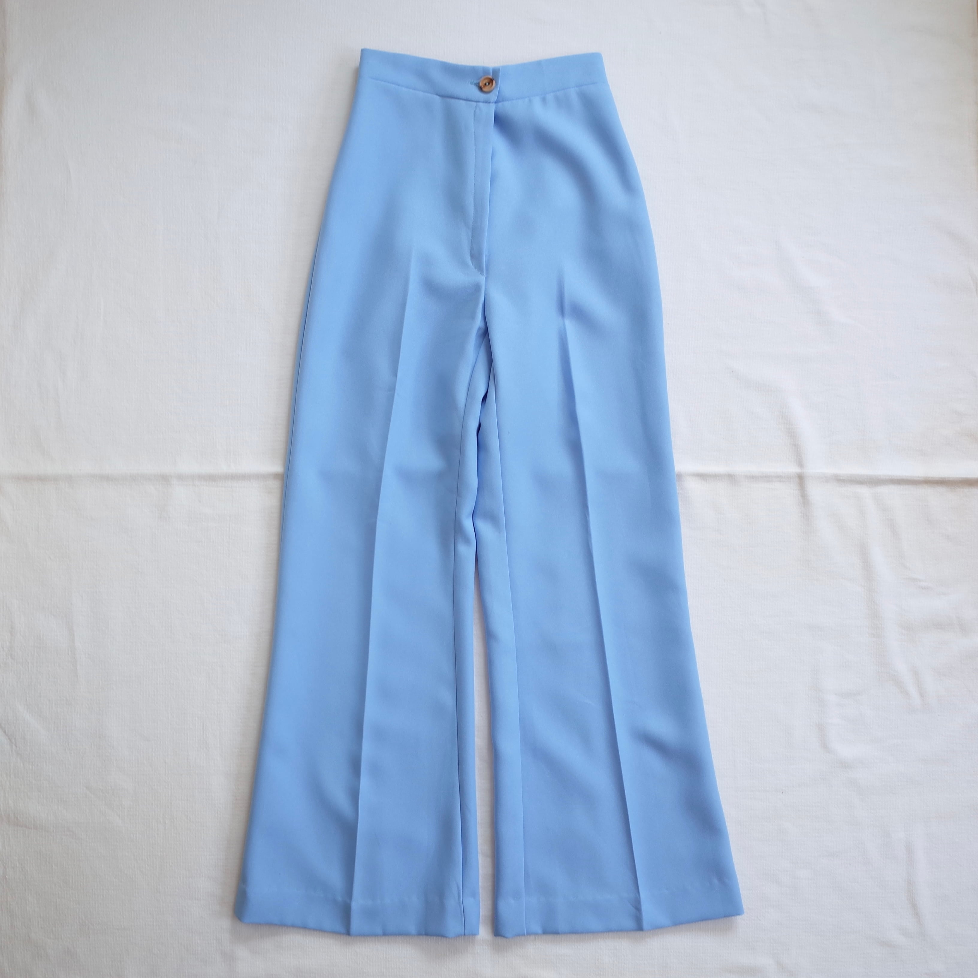 Polyester flare pants