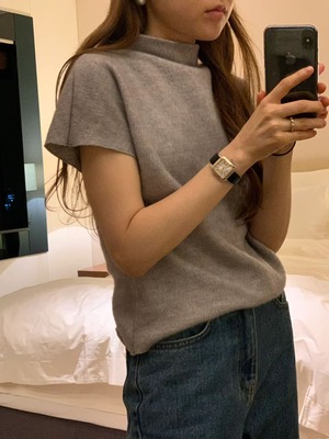 [OUNCE] blooming half blouse / 2color