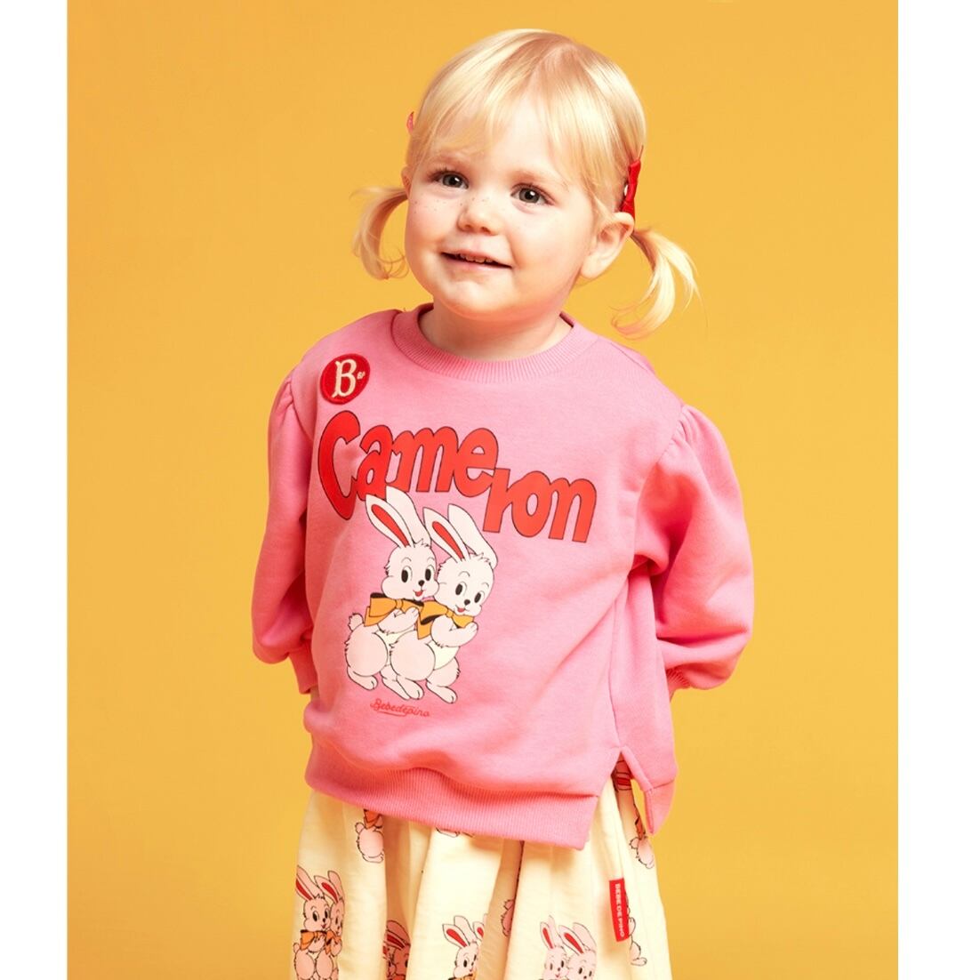 BEBE DE PINO] Twins bunny baby layered jersey dress 正規品 韓国