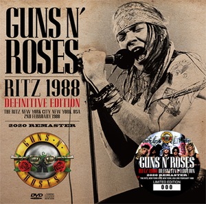 NEW GUNS N' ROSES RITZ 1988 DEFINITIVE EDITION: 2020 Remaster   1CDR+1DVDR 　Free Shipping