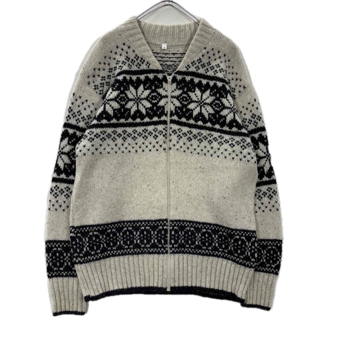 PEARLY GATES アーガイル切替 ケーブルニット M ウール100% PEARLY GATES アーガイル切替 ケーブルニット M ウール100% | vimfurugi