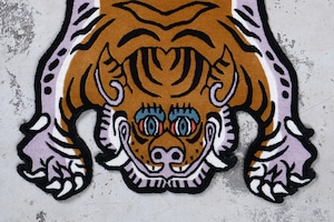 Tibetan Tiger Rug 《Sサイズ•ウール・オリジナル2・マスタードイエロー560》チベタンタイガーラグ