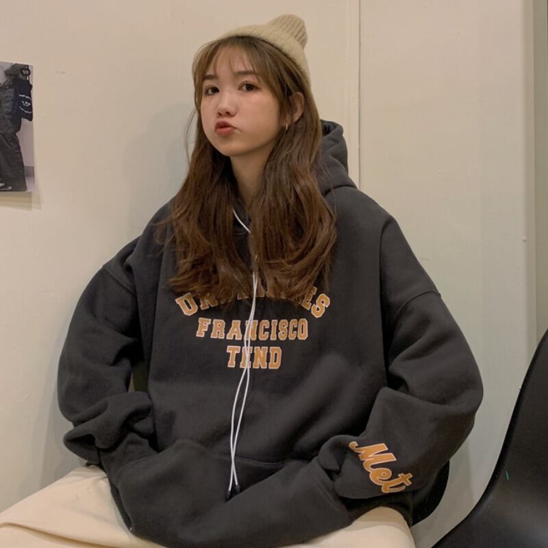 セーター レディースベルベットオータムウィンターフードルーズブラウス コート 秋物 冬物 YY-ファッション36786958227