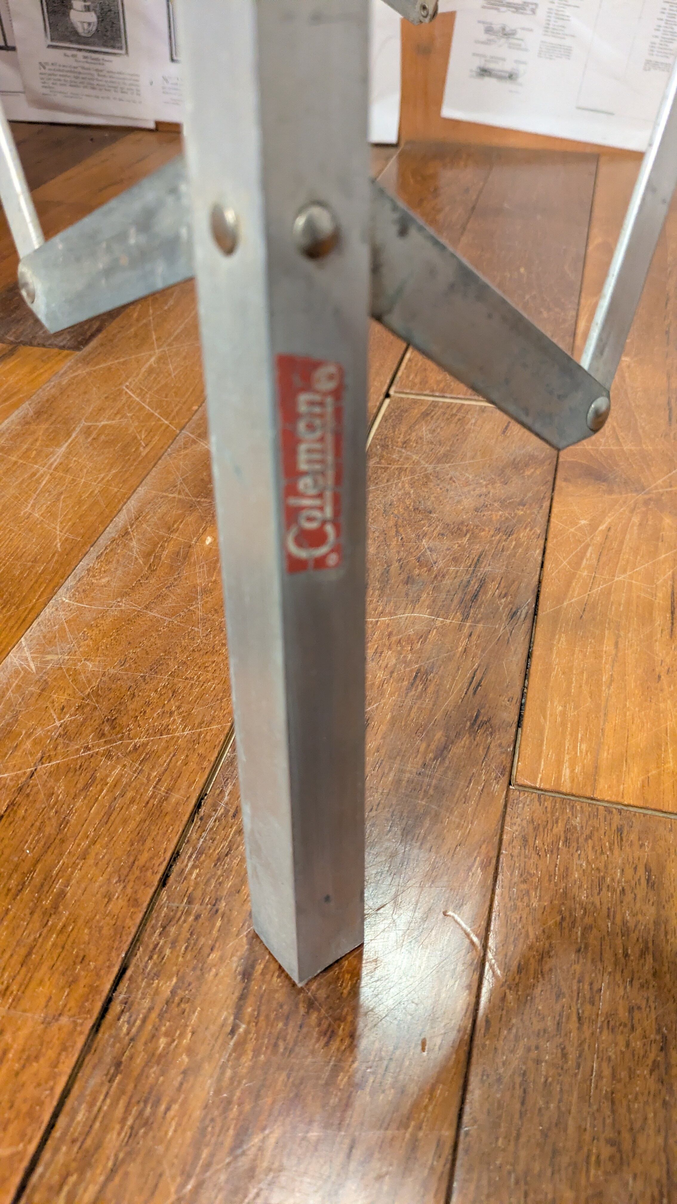 Vintage Coleman Aluminium Folding Stand USA StoveStand ビンテージ