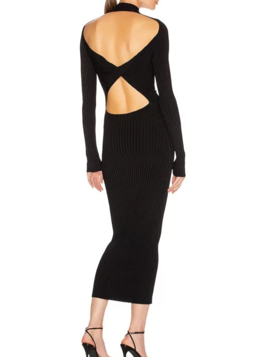 Back cut bodycon knit OPS《 即日発送 》