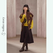 静寂の庭を歩く影のプリーツキュロット《C0257》