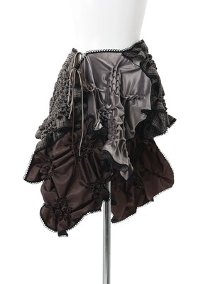 【26AW | WOMEN】Create Clair クリエイトクレイル / スカート / Patch smocking skirt　15C21-317