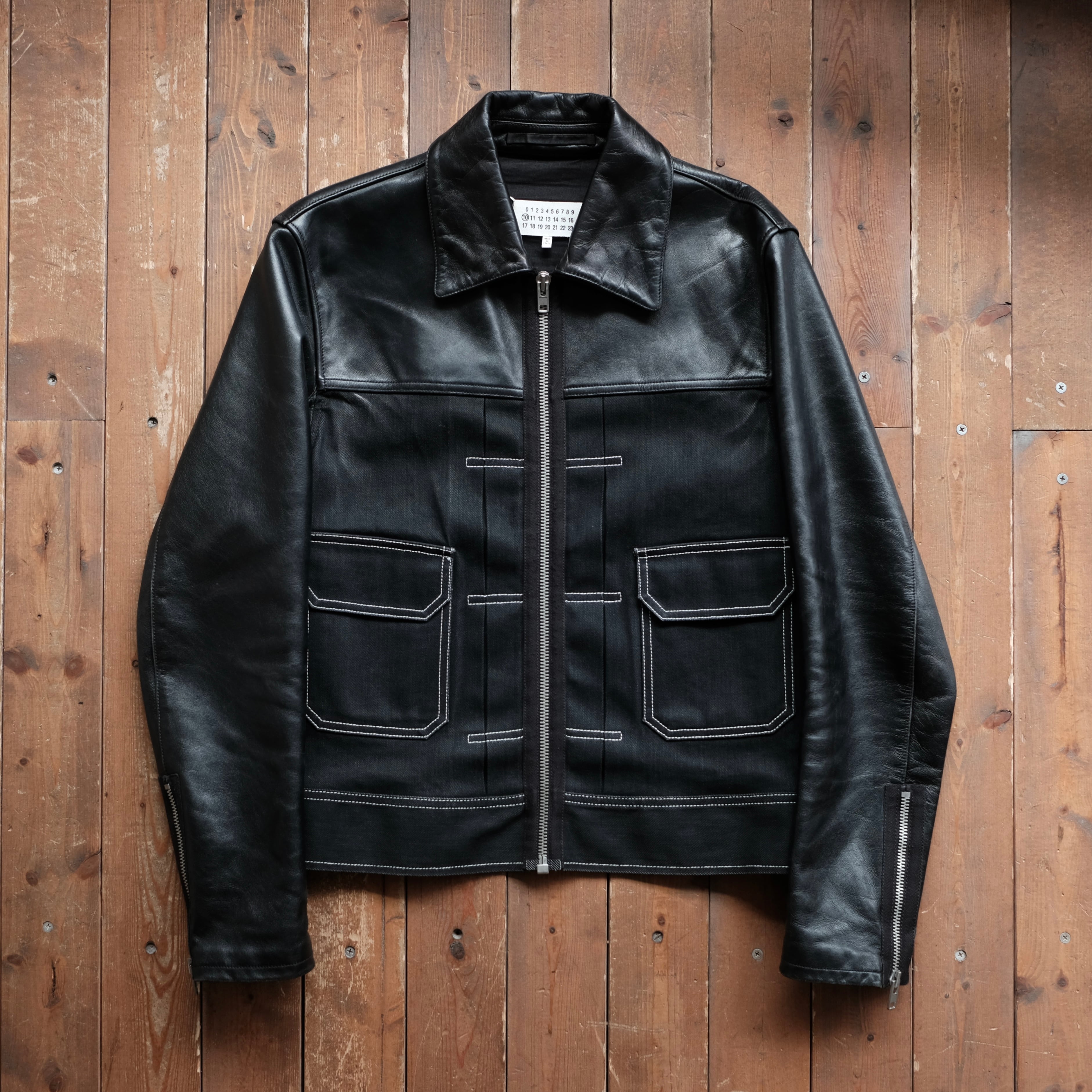 Maison Margiela LEATHER×DENIM 2nd TYPE JACKET | safarionline