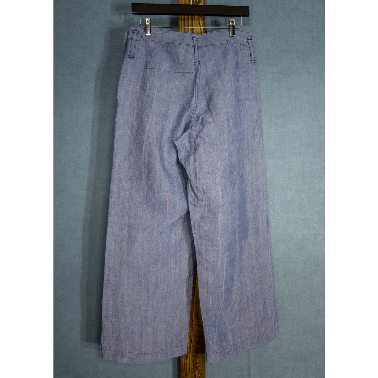 パンツ 50's  FRENCH NAVY LINEN SAILOR PANTS 1950s French Navy Linen Sailor Pants Euro Military Used