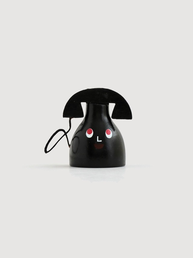 黒電話のヴィンテージトイ｜Vintage Black Telephone Toy
