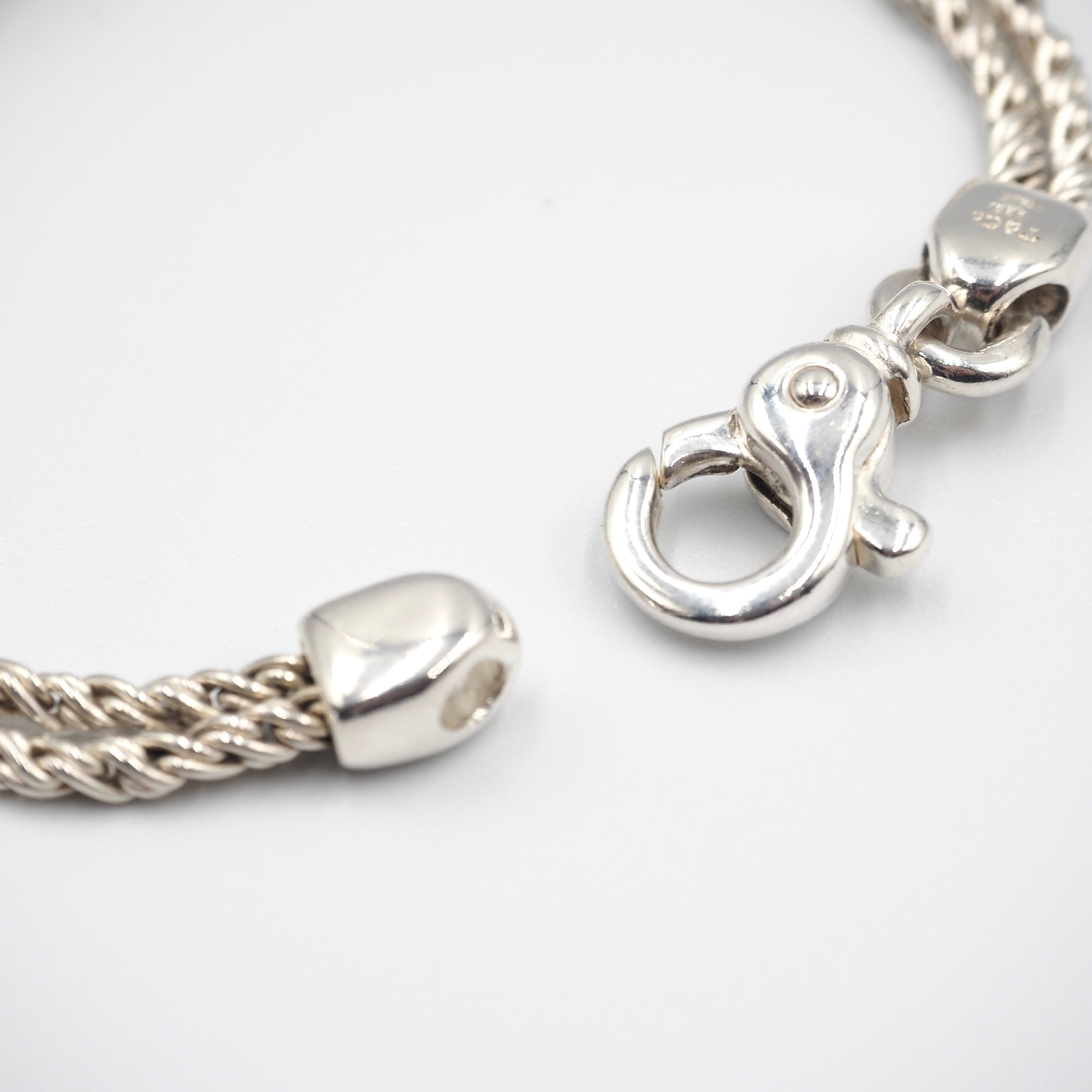 Tiffany &Co. ダブルロープ ブレスレット シルバー925 シルバー