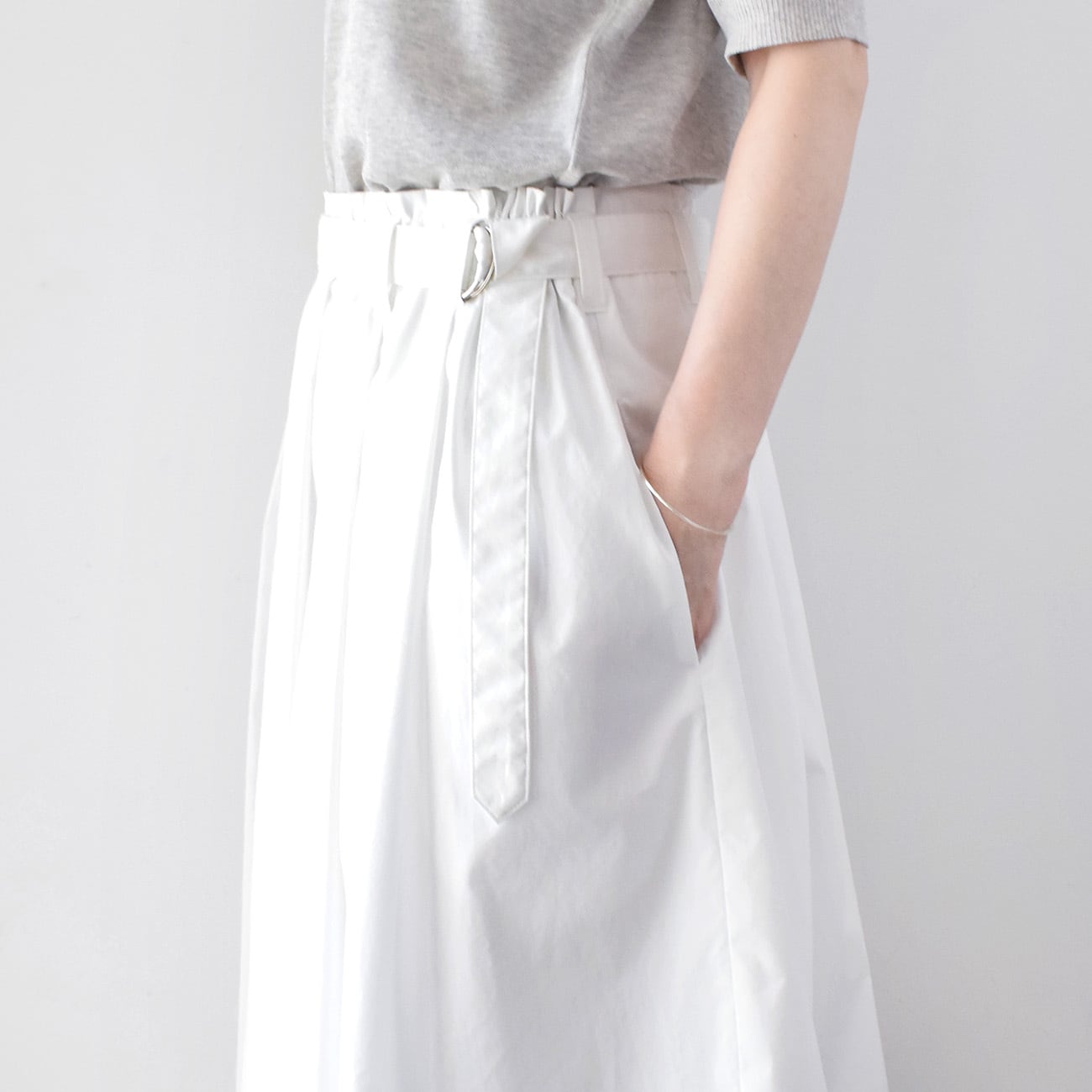 バルーンスカート：白［SK33STWH］ | skep-online shop