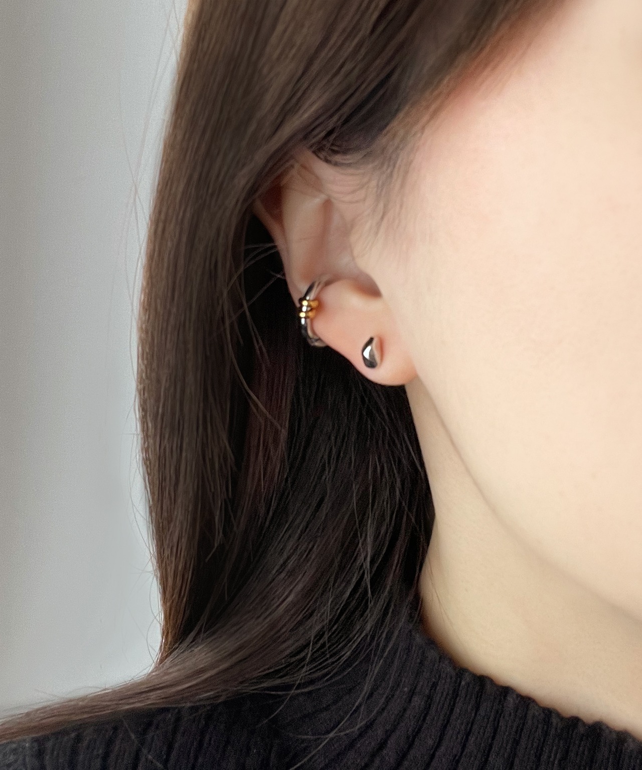 Chélier |  creo mix ear cuff _ 316L (1pc)