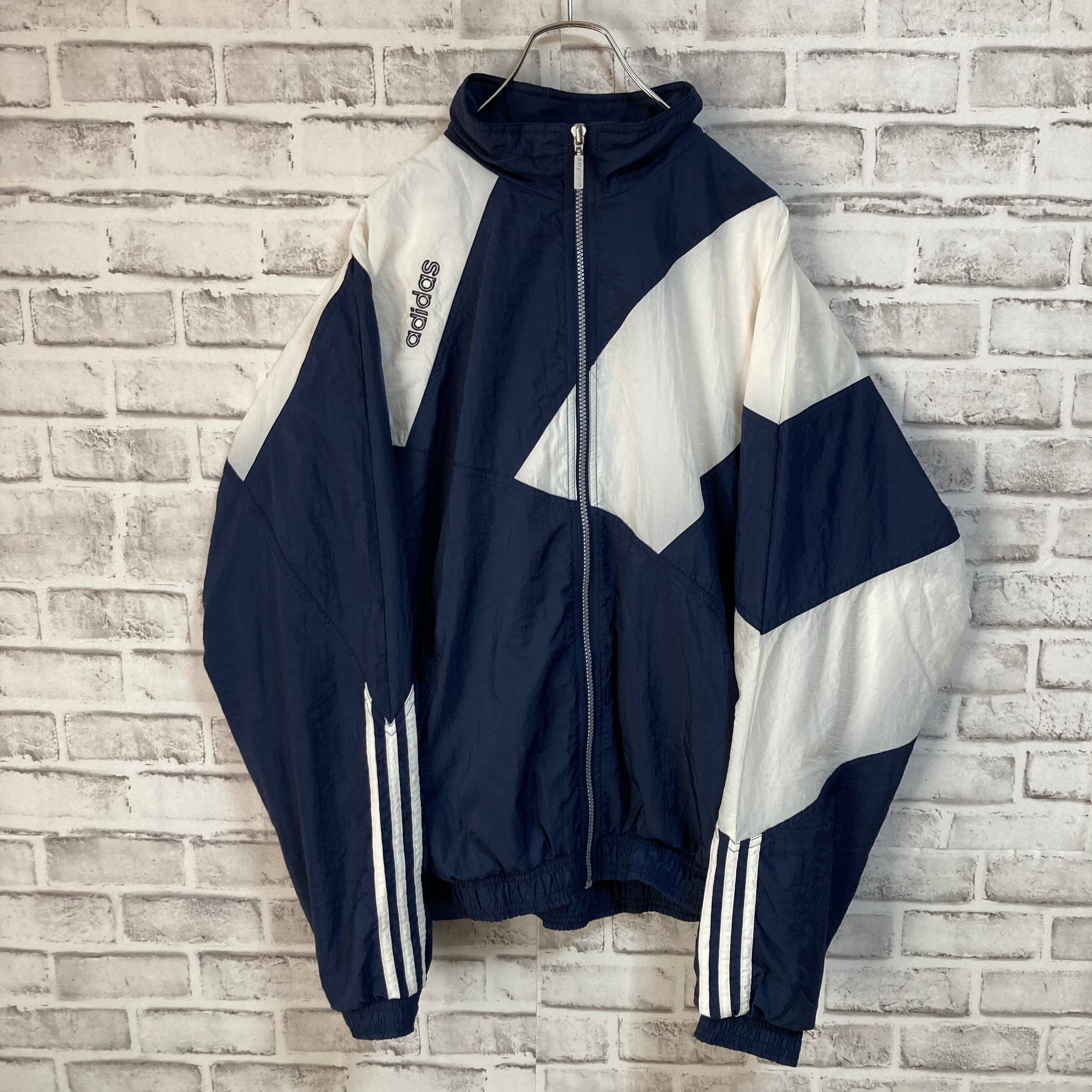 adidas】90s Nylon Jacket L相当 USA規格 アディダス 切替 ナイロン 