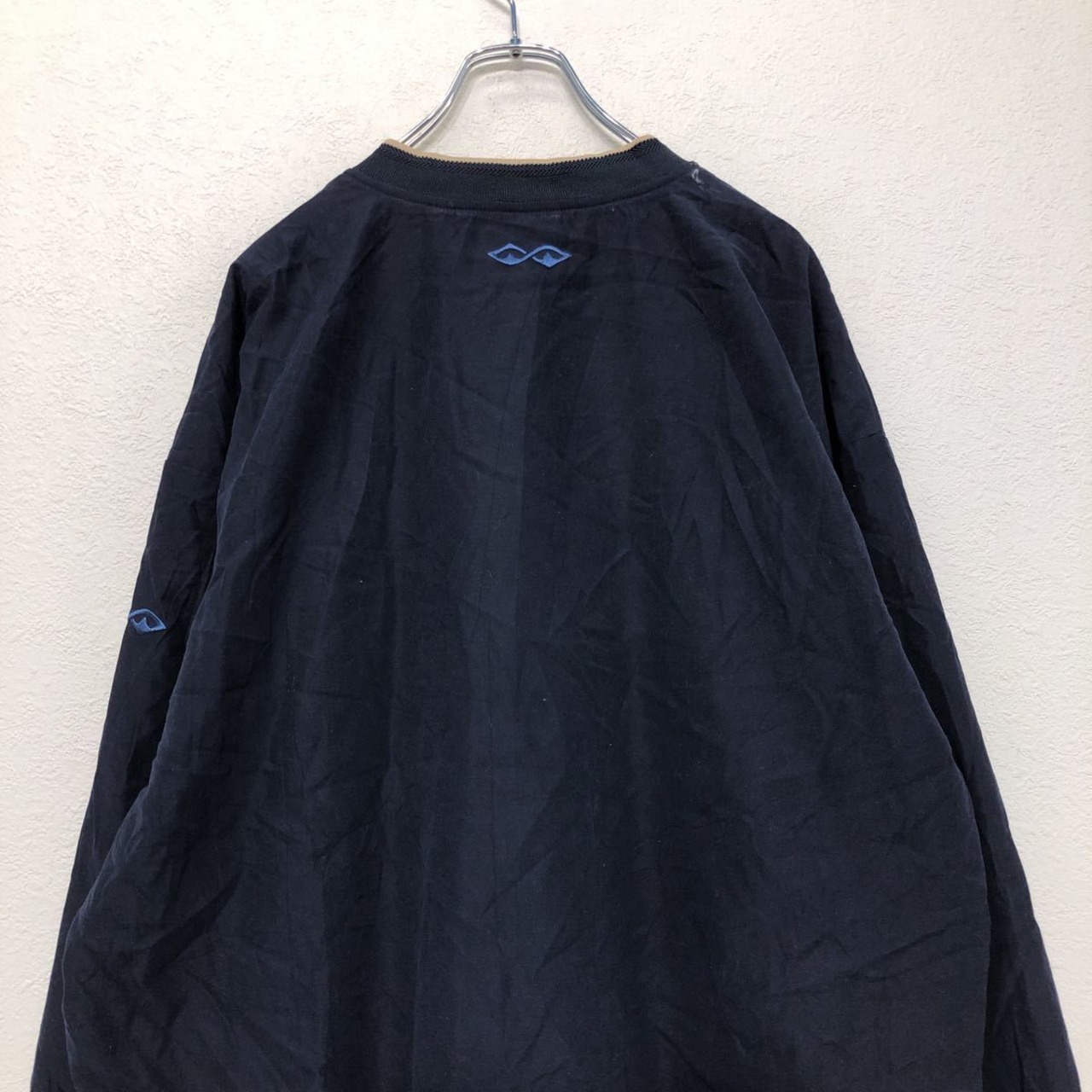 snake eyes プルオーバー ジャケット XL ネイビー ベージュ スネーク 
