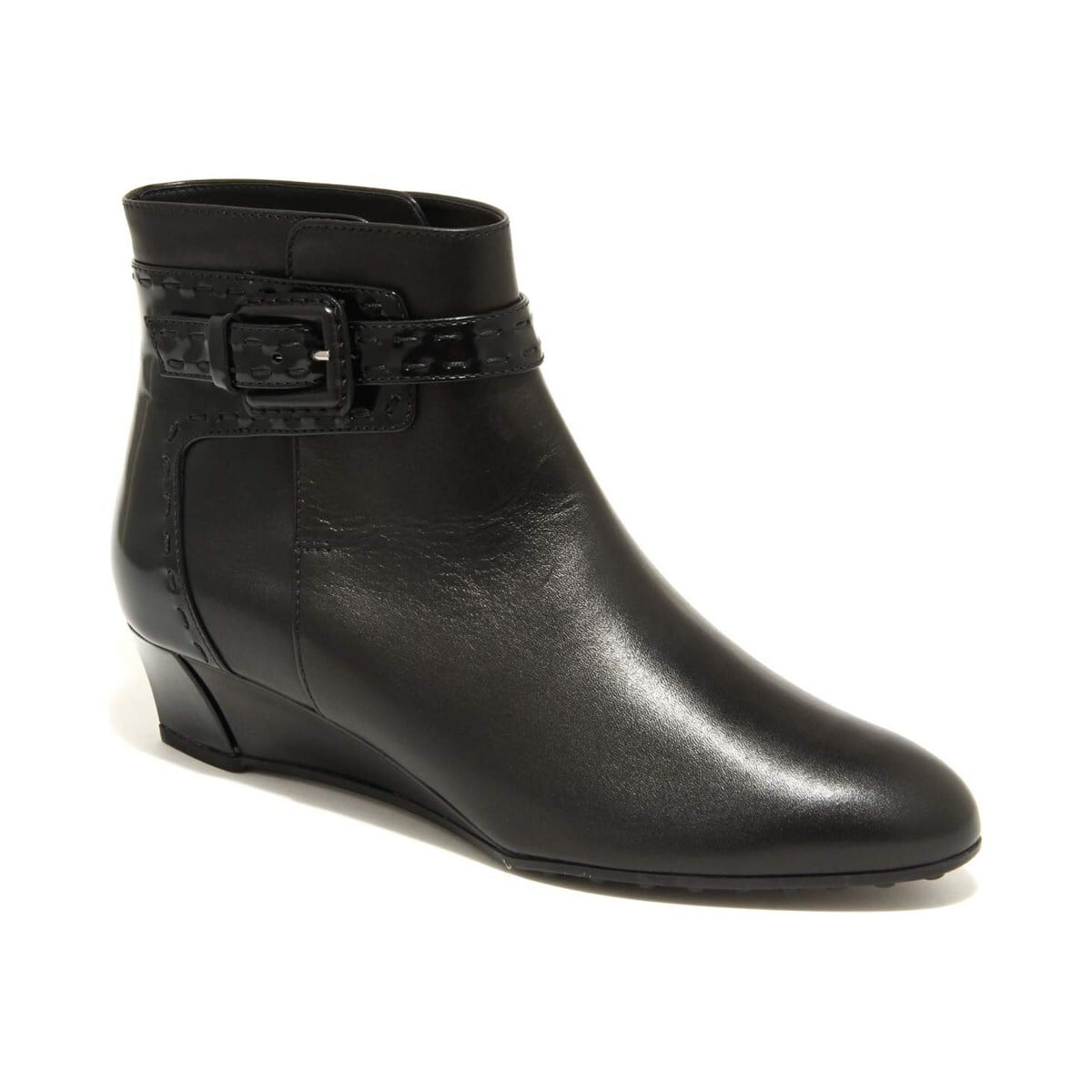TOD'S トッズ レディース ブーツ レザー ブラック