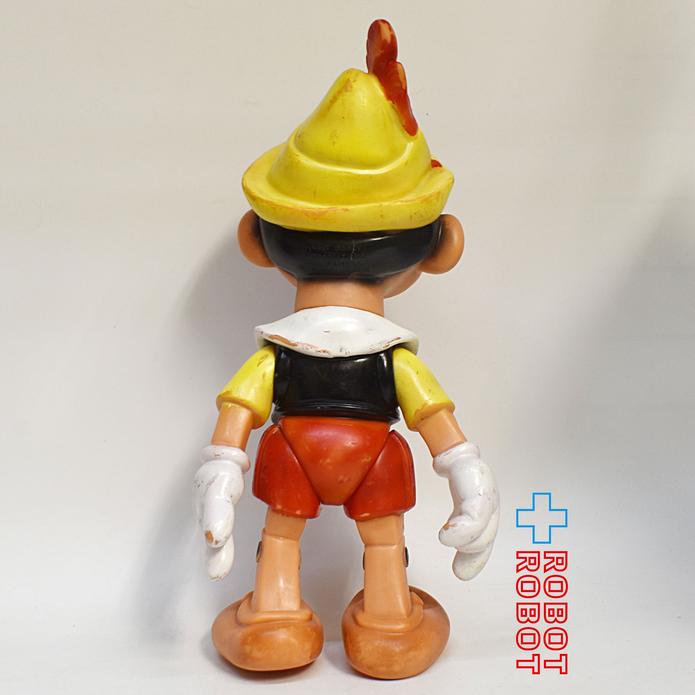 ディズニー ピノキオ ラバー スクイーク ドール ソフビ ファモサ社