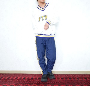 USA VINTAGE NOR-TEX LOGO LINE TRACK PANTS MADE IN USA/アメリカ古着ロゴライントラックパンツ