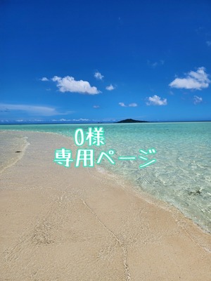 O様専用ページ
