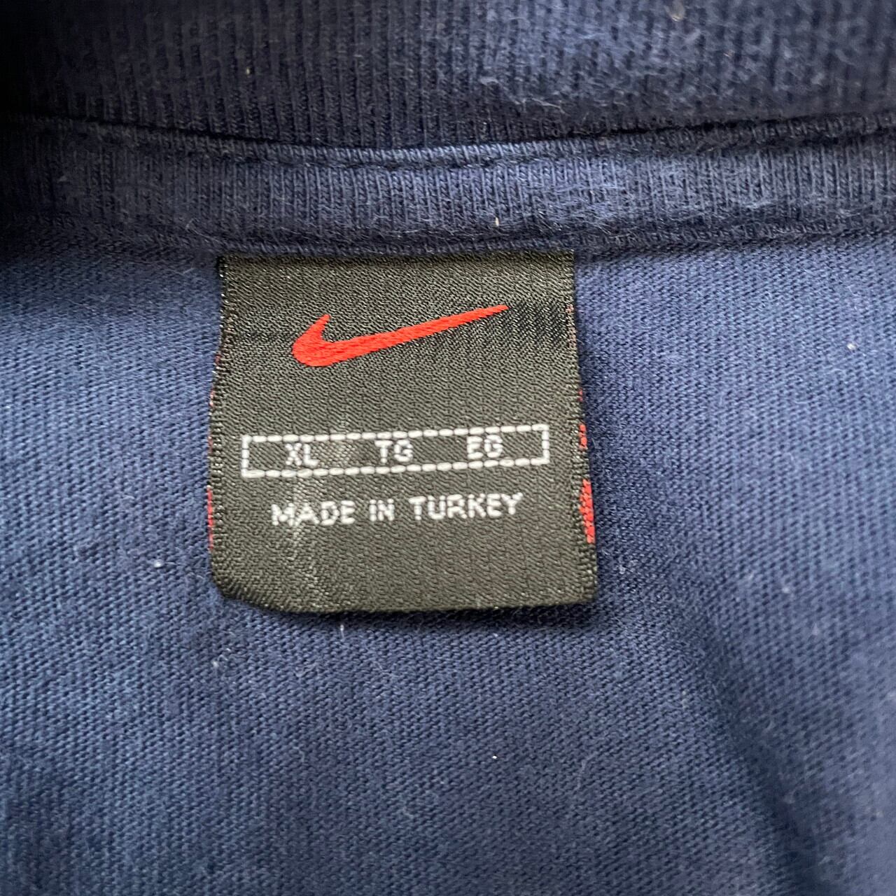 00年代 NIKE ナイキ スモールスウォッシュ 刺繍 Tシャツ メンズXL 古着