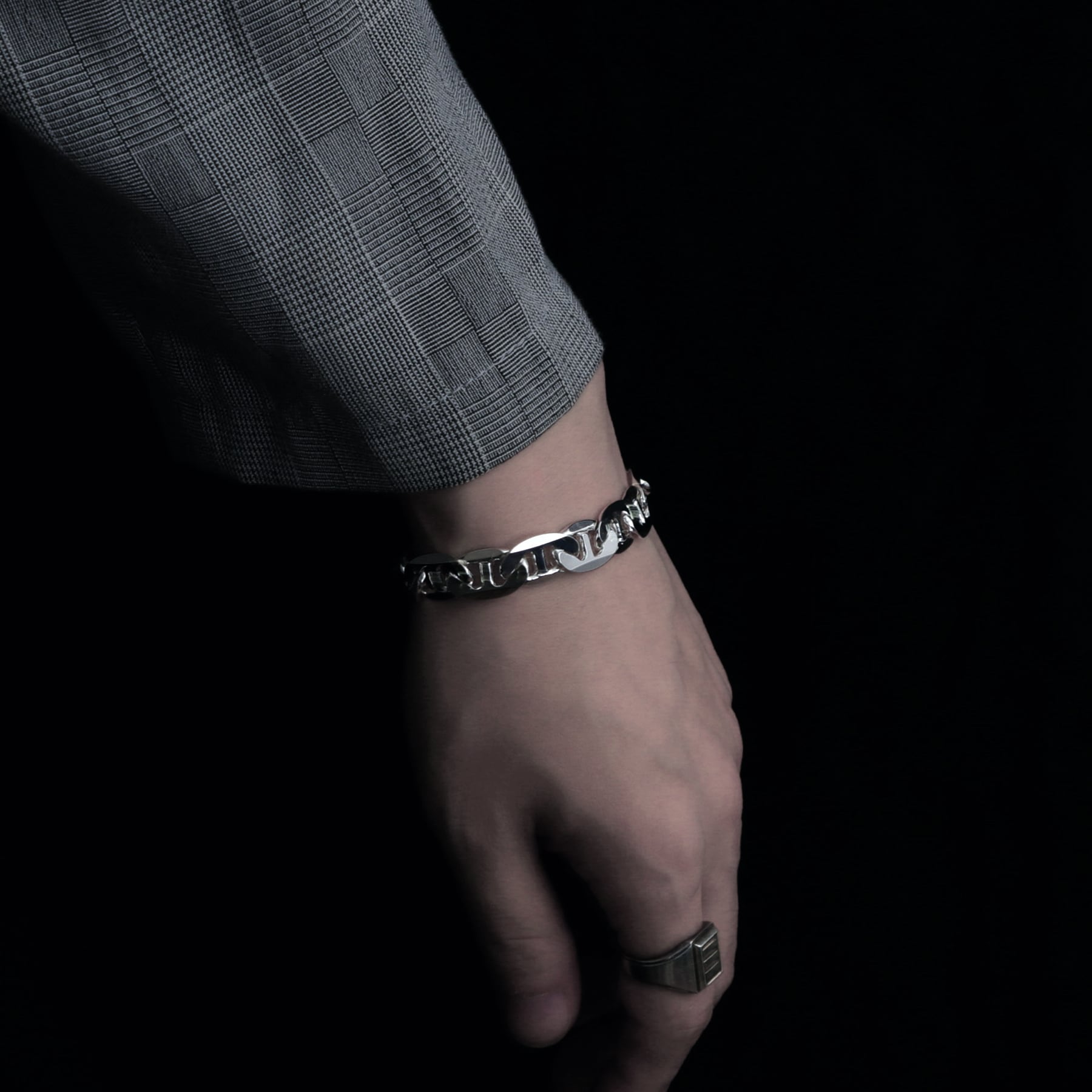 アクセサリー YArKA flat marinachain bracelet [byoca] flat marina(anchor) chain bracelet [byoca] / Y2310KHB5236 | YArKA