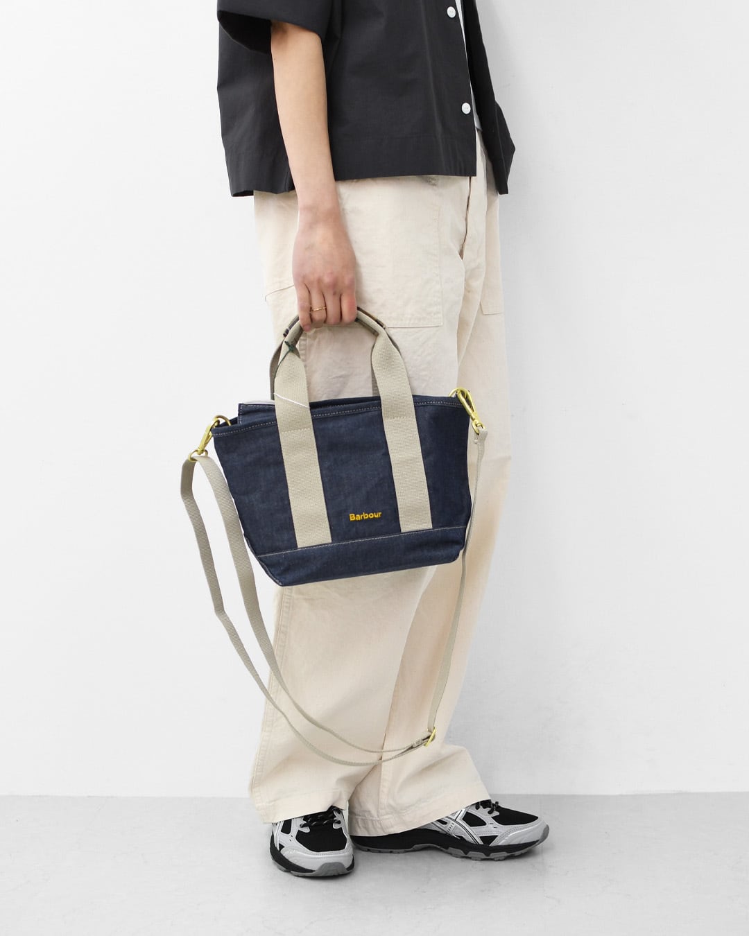Barbour [バブアー] Mya mini denim tote bag [LBA0539] Mya