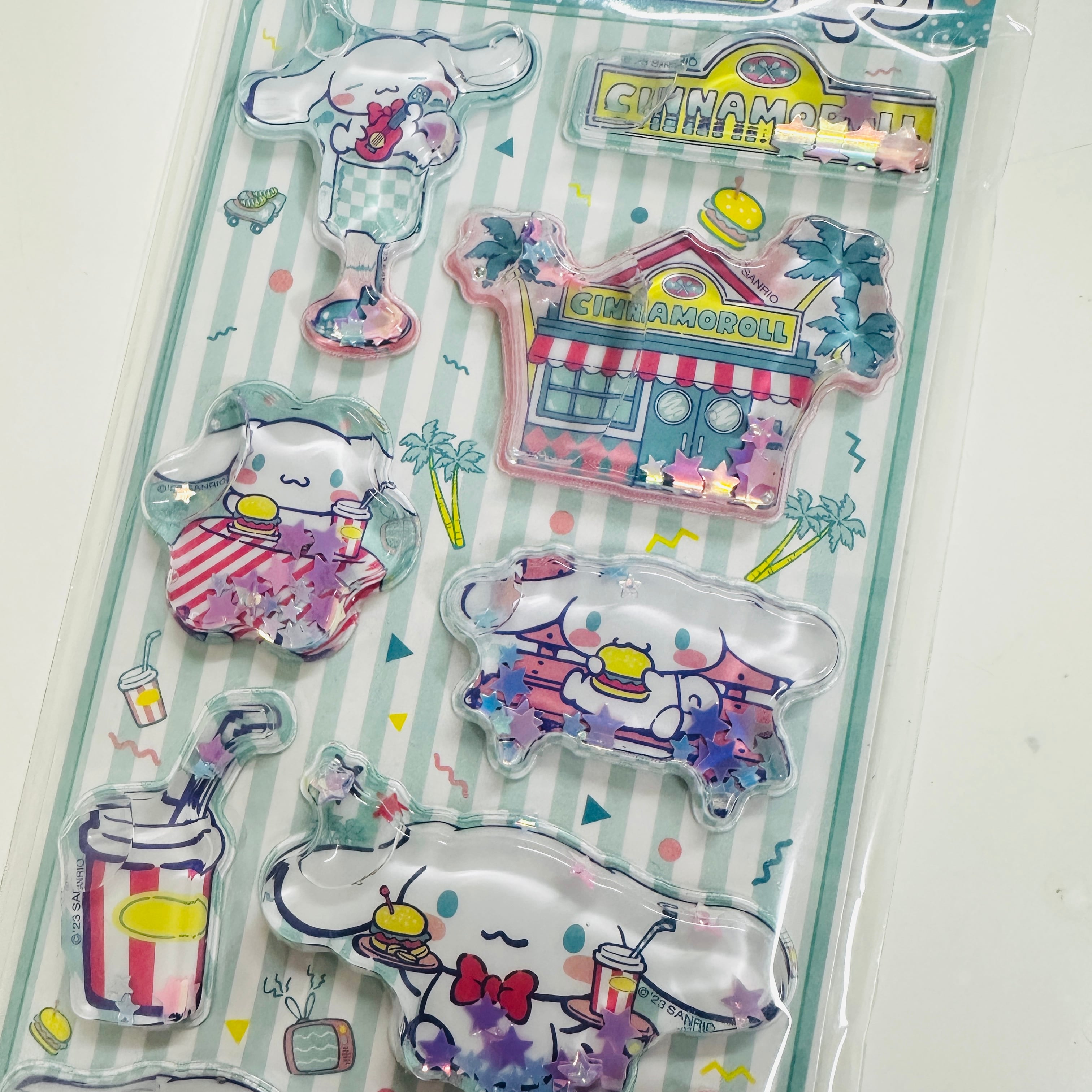 シナモン シナモロール 公式ライセンス品 サンリオ ウォーターシール 2