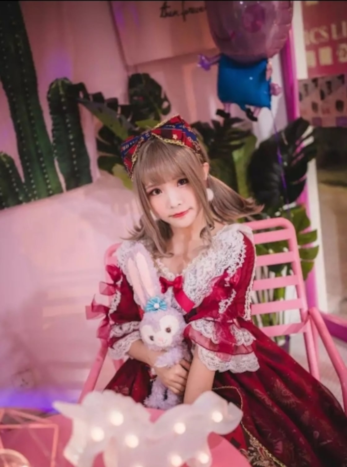 即納 現品限り】ロリータ 姫袖ワンピース リボン オフショル 長袖 