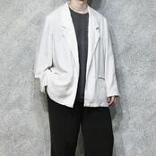 SAG HARBOR rayon linen blend easy tailored jacket