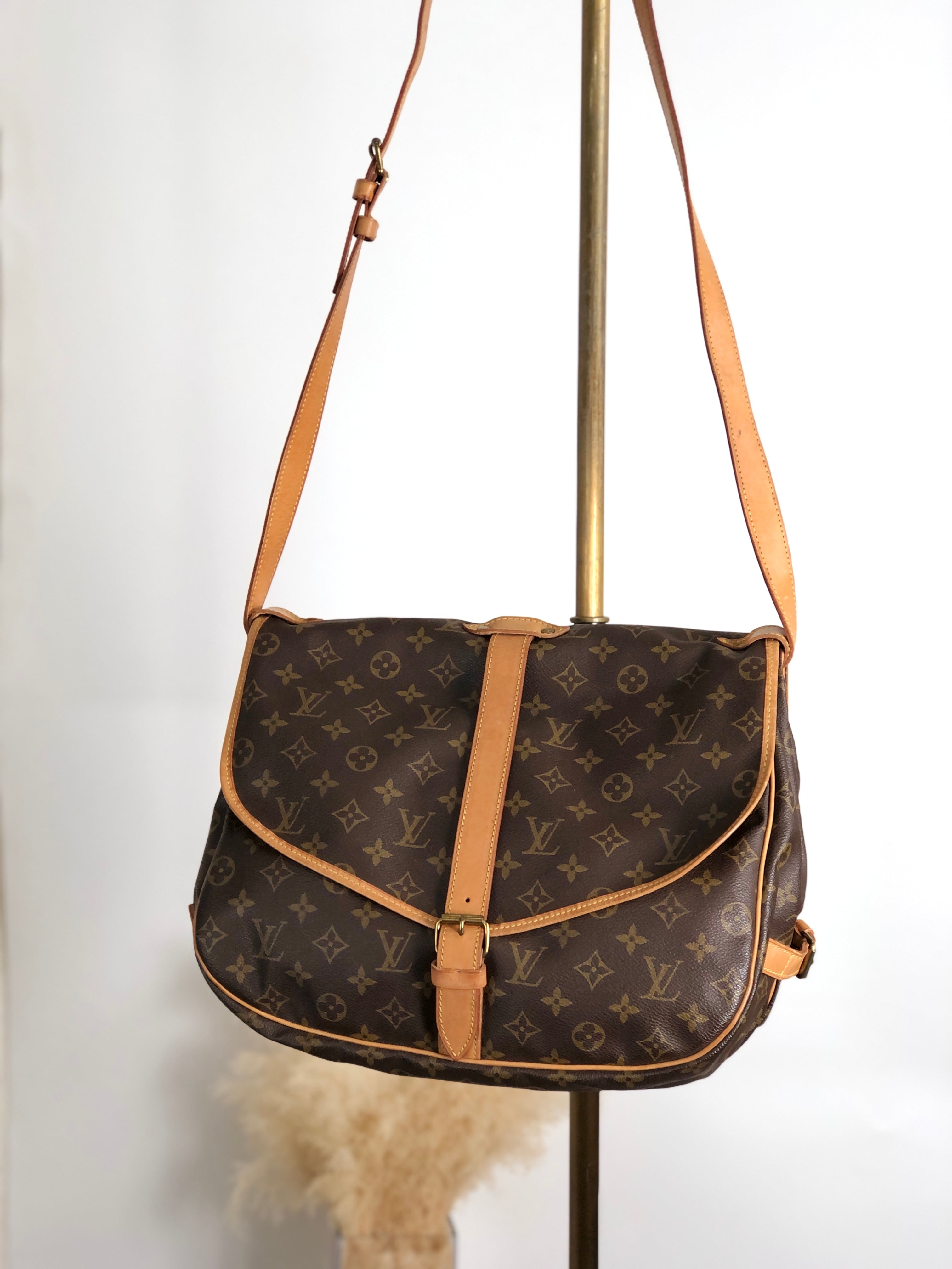 LOUIS VUITTON ルイヴィトン ショルダーバッグ ブラウン PVCレザー