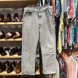 1990s LEVI'S 501-0602 先染めGRAY DENIM PANT
