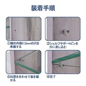 YFFSFDC 棚ダボ 40個セット 棚受ダボ Φ5mm ダボ 差し込みタイプ シェルフサポートピン 棚受け用 本棚用 家具固定 棚板を支えるパーツ 金属製 プラスチック製 (シルバーA)