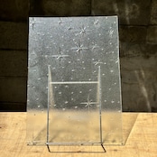 【銀河】昭和の型板ガラス(4mm)【A4サイズ程度】※5枚以上購入必要
