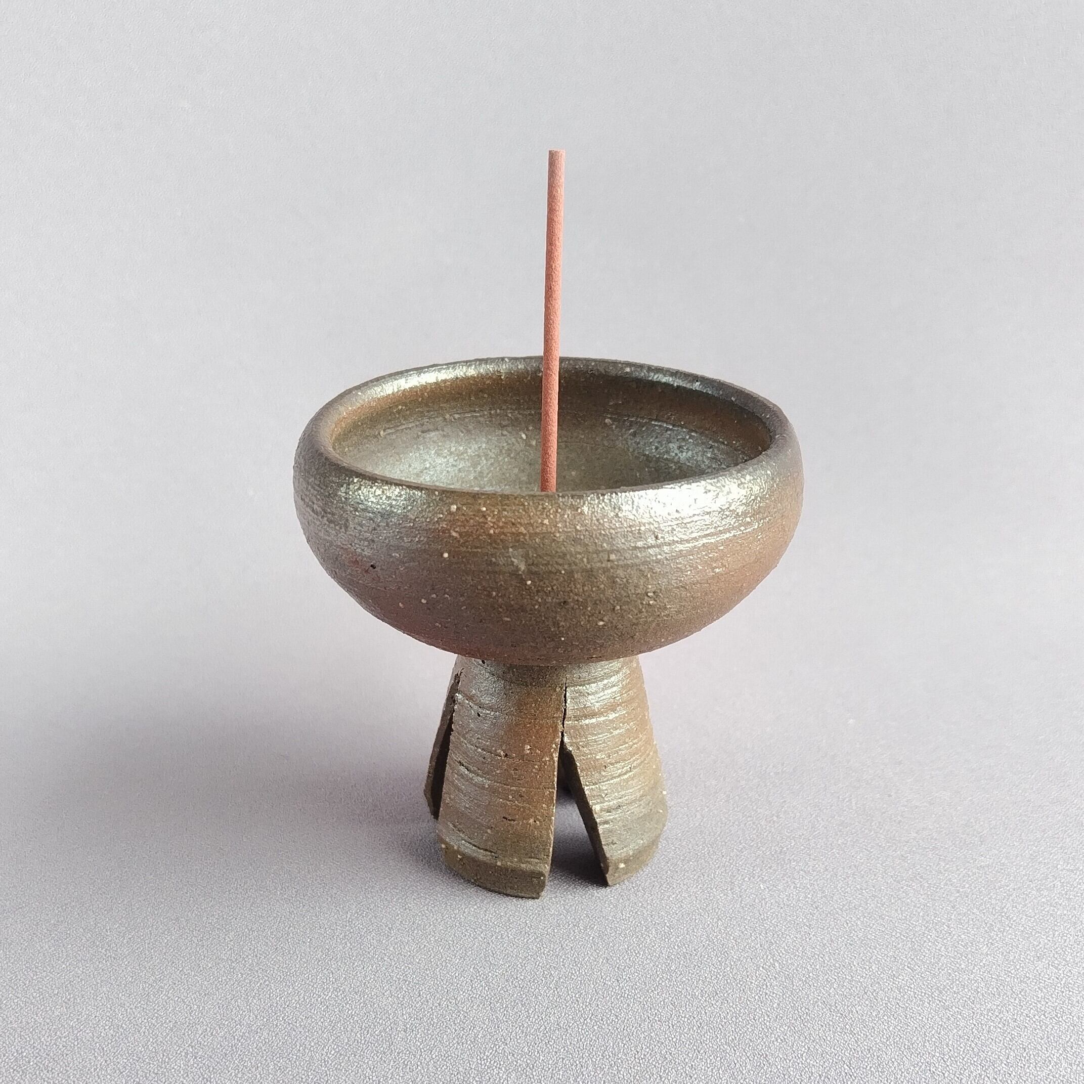 ★焼締め★ 花入れ 〜値下げ 花入れ 焼締め 薪窯 【商品番号：00708】 | やきもの實陶（さねとう）