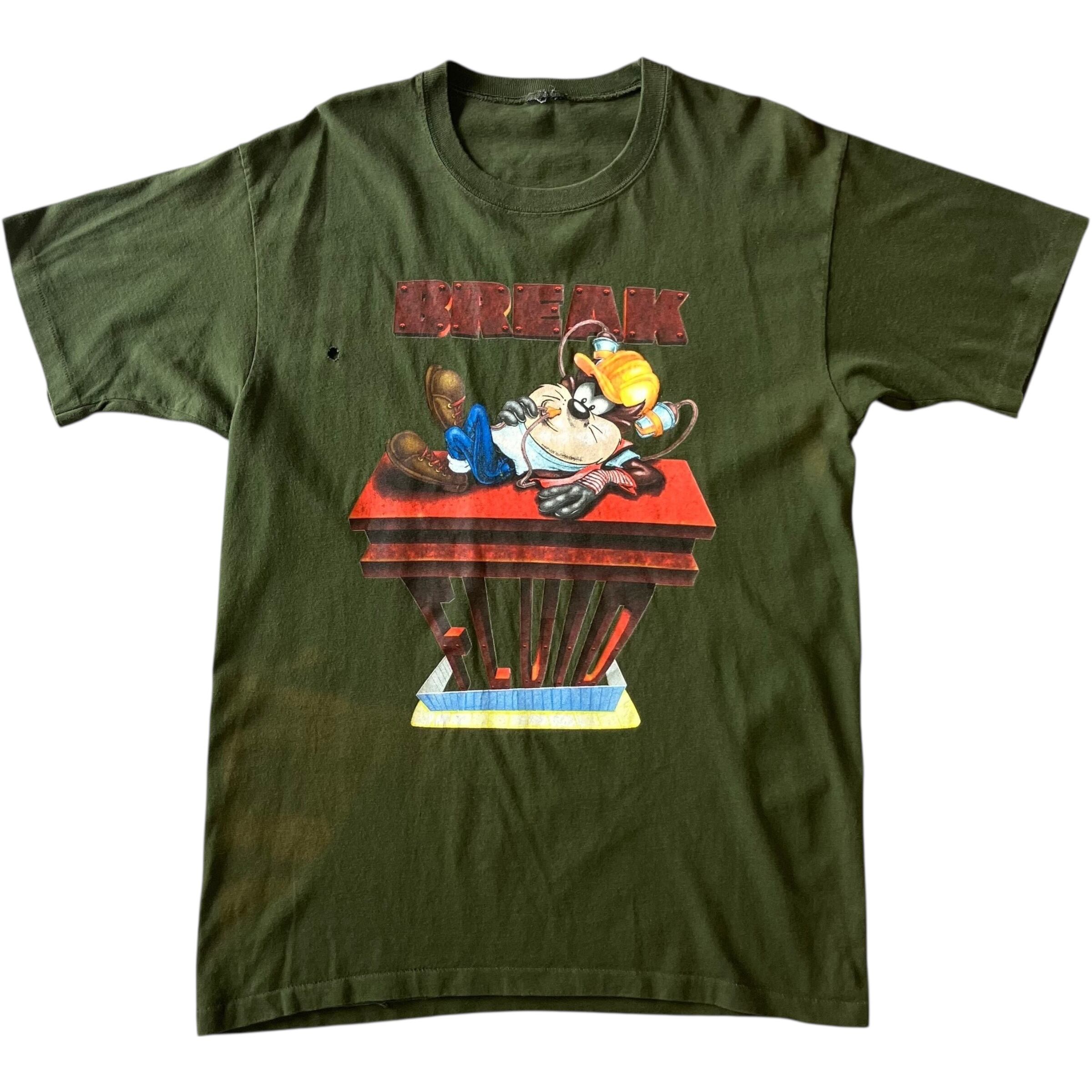 《L》looney tunes 90s タズマニアンデビル プリントTee No.2161