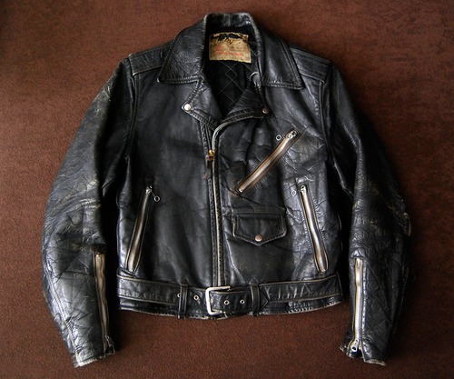 早い者勝ち ビンテージ ムートン 汗ばみ ジャケット hooked vintage