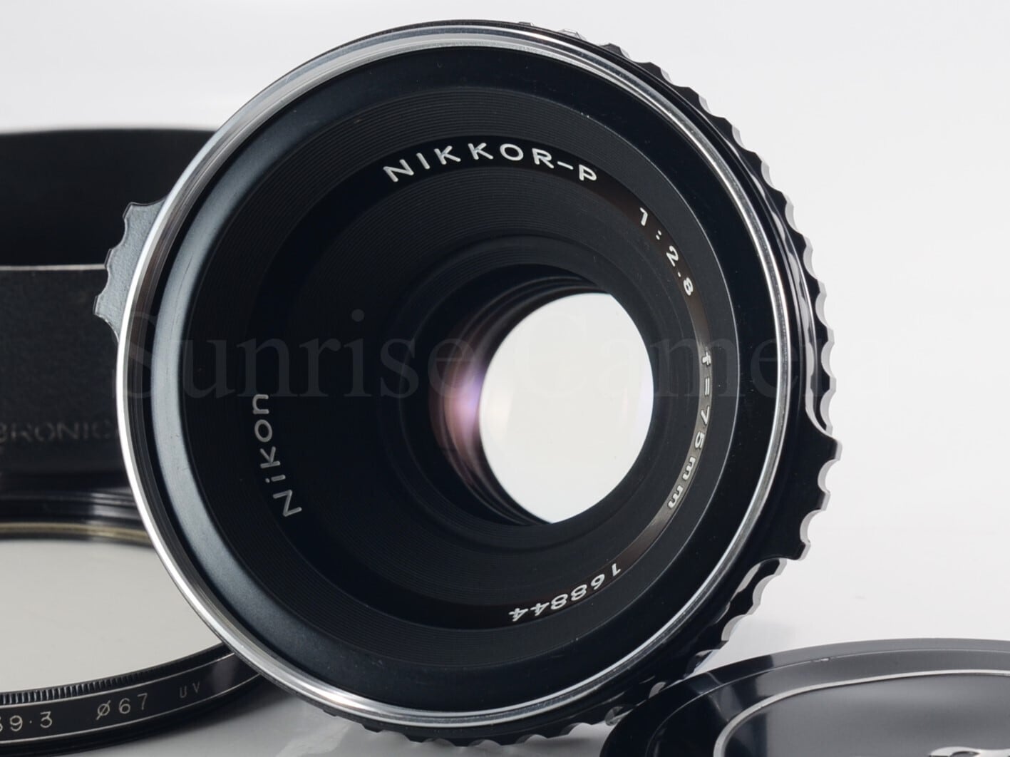 ZENZA BRONICA Nikkor P 75mm F2.8 レンズフード付 ゼンザブロニカ