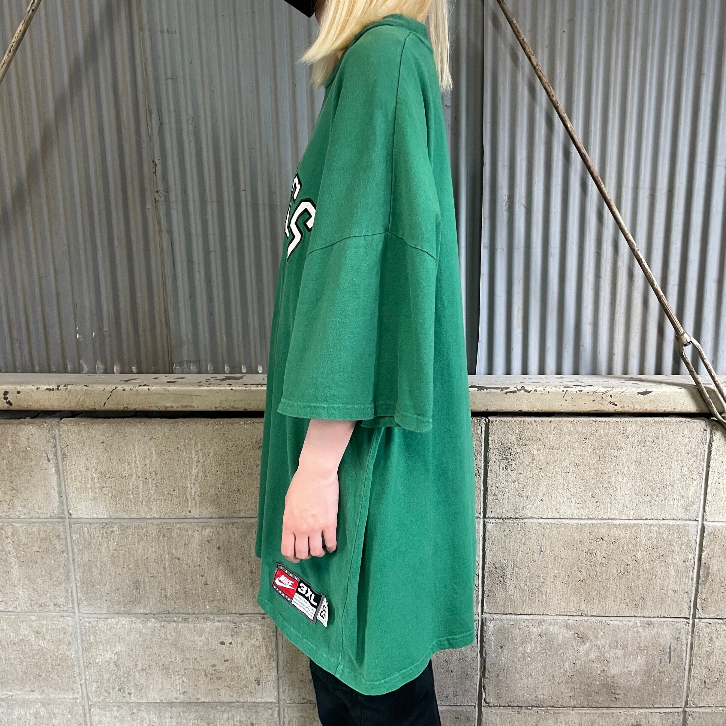 00年代 NIKE ナイキ NBA バスケットボール チームロゴ刺繍 Tシャツ