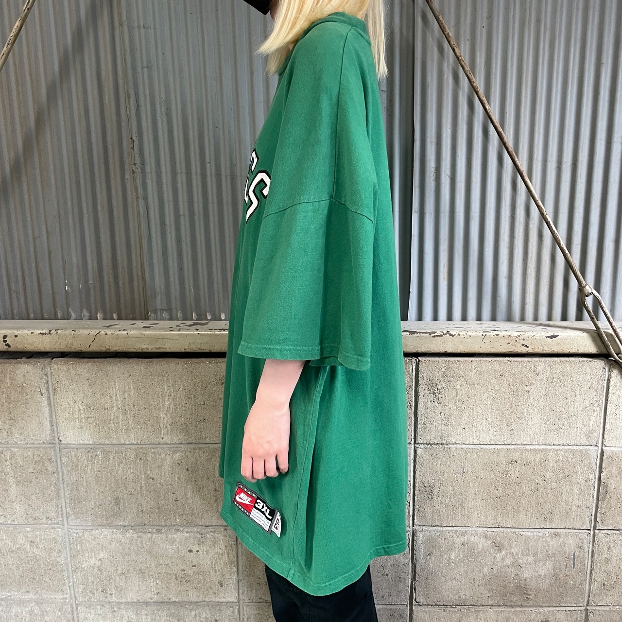 00年代 NIKE ナイキ NBA バスケットボール チームロゴ刺繍 Tシャツ 