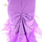 社交ダンス 衣装 スタンダード ラテン ドレス ワンピース パーティ衣装 オールシーズン 紫 パープル系 Leirena レイリーナ ラインストーン レース ラテン衣装 社交ダンスドレス おしゃれ ドレススタイル 発表会 婚活 フォーマル カジュアル 着やすい 伸縮性 上品 デザイン 花モチーフ 輝き 婀娜な雰囲気 大人かわいい パーティーコーデ フリル 調整可能 アクセサリー付き オールシーズン対応