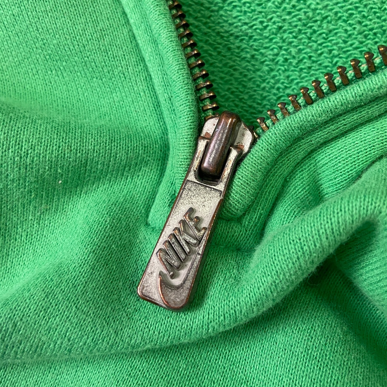 ビッグサイズ NIKE ナイキ ワンポイントロゴ刺繍 ハーフジップ 