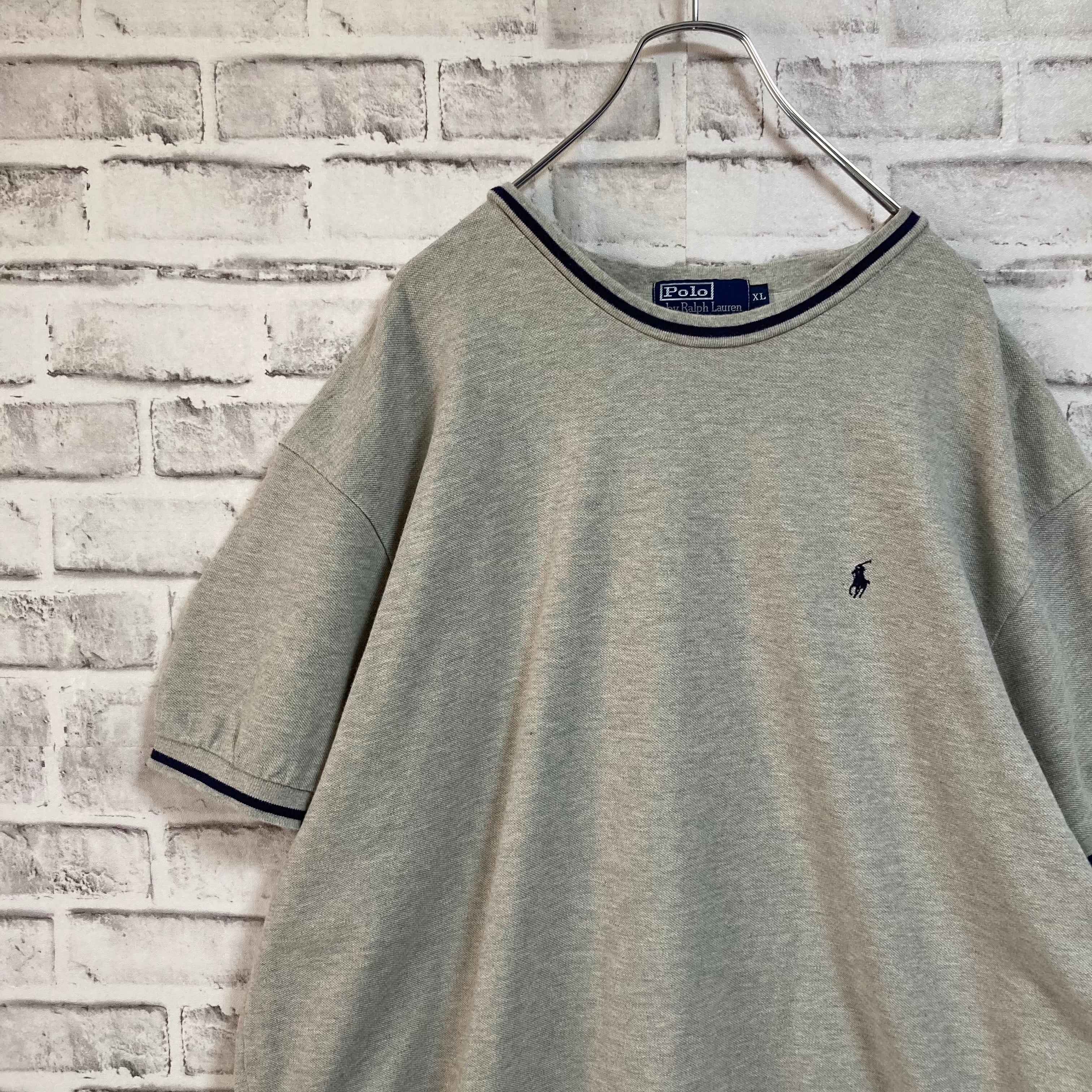 Polo by Ralph Lauren】S/S Tee XL 90s ポロ ラルフローレン 鹿の子 T