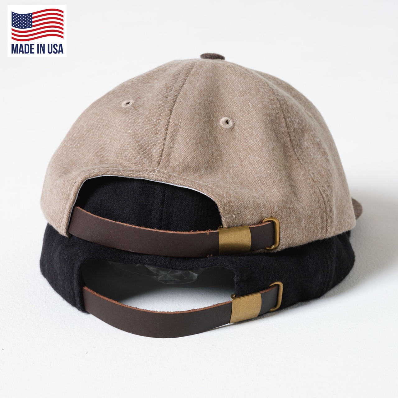 【DARGO】Wool Flat Visor Cap（2color）