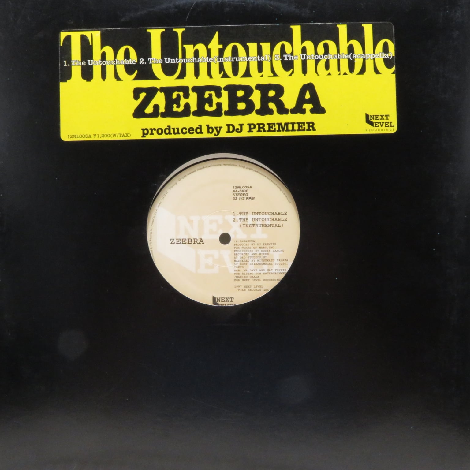 Rhymester / Zeebra / マイクの刺客 / The Untouchable [12NL005A] - 画像1