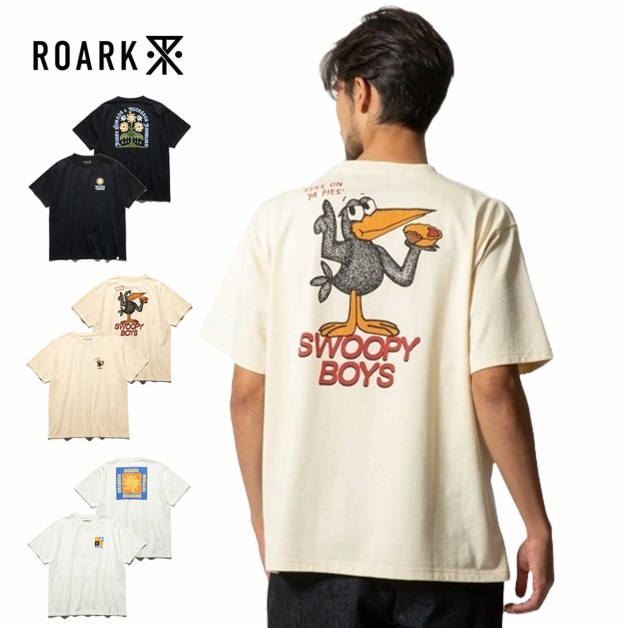 ロアークリバイバル ROARK REVIVAL Tシャツ RUCKSACK RAMBLERS RTJF1101