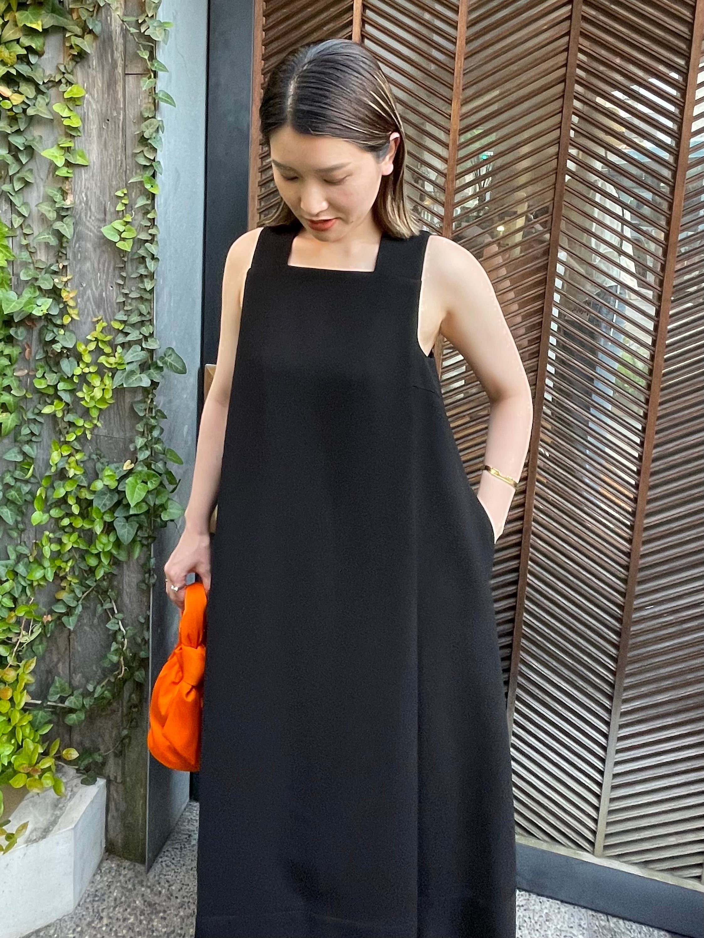 ENFOLD エンフォルド / SQUARE-ORIGAMI DRESS | TRENTオンライン  