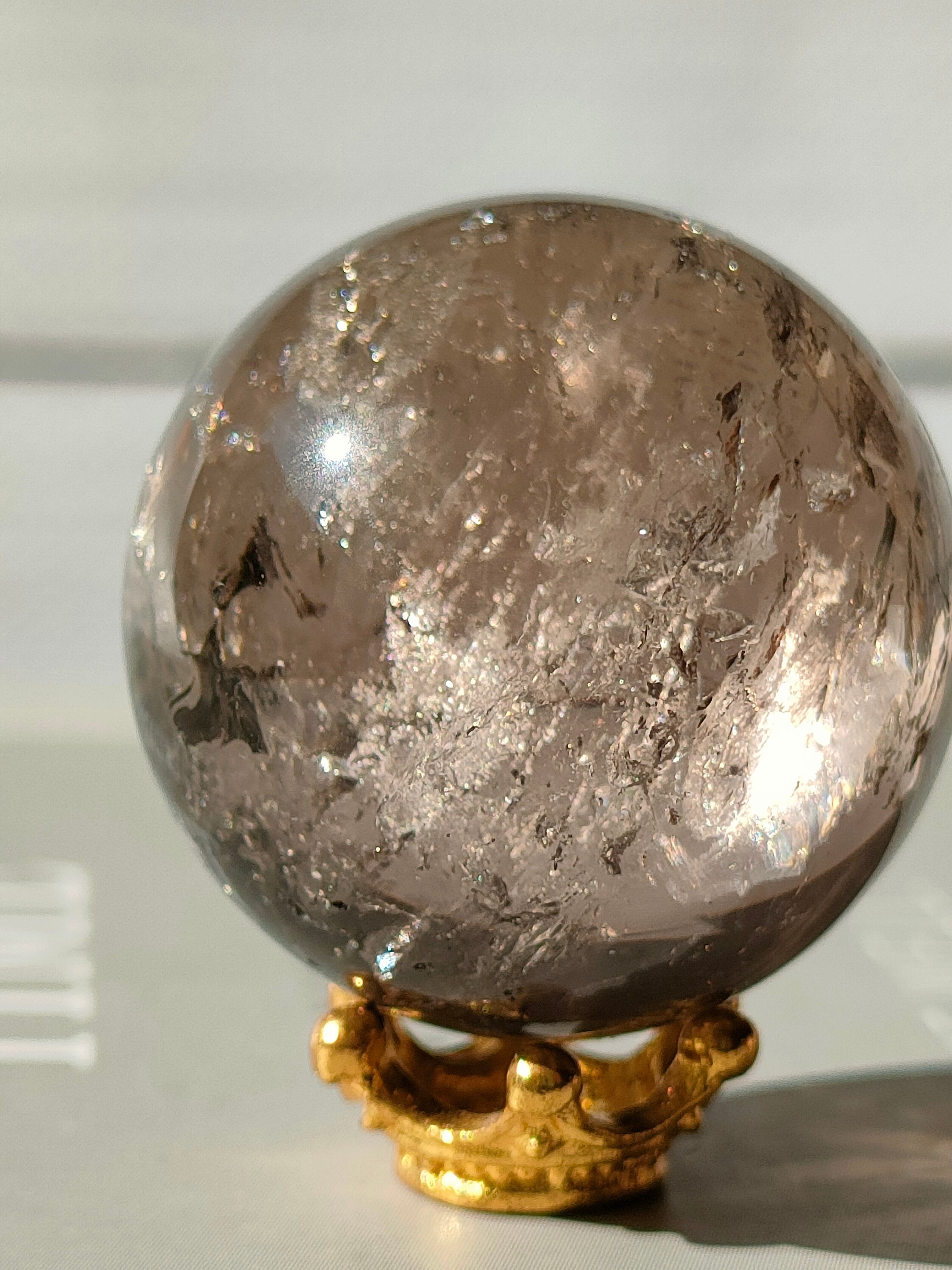 スモーキークォーツミニ丸玉