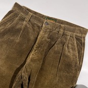 90s Timberland ティンバーランド ツータック コーデュロイパンツ 33/ブラウン系 メンズ ビンテージ