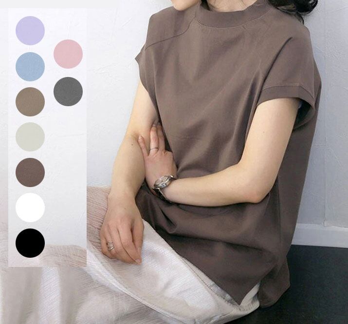 tシャツ Tシャツ トップス レディース 半袖シャツ コットン 着回し 全8色